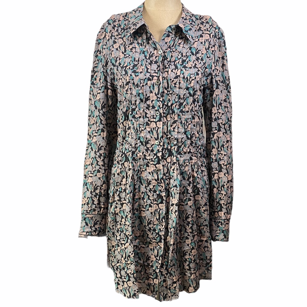 **Taking Best Offer** Zadig & Voltaire Blush Pink & Green Floral Dress
